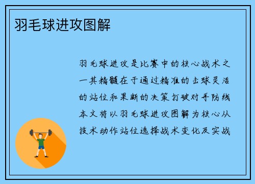 羽毛球进攻图解
